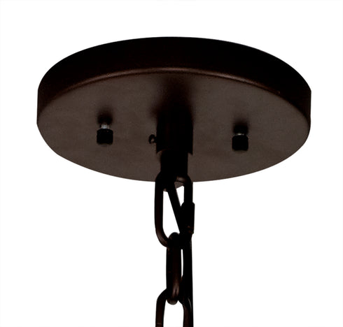 Burnaby 3 Tier Round Pendant 27 Light Brown Oxide Large